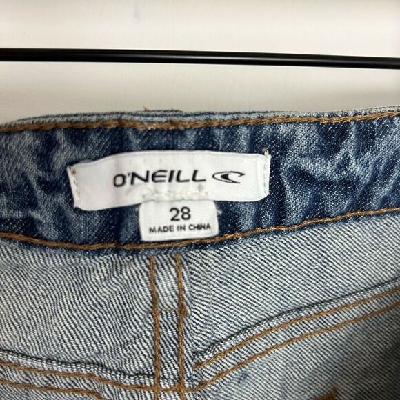 O’Neill High Rise Marina Cutoff Frayed Hem Jean Shorts 28 NWT boho festival stre - Picture 9 of 13